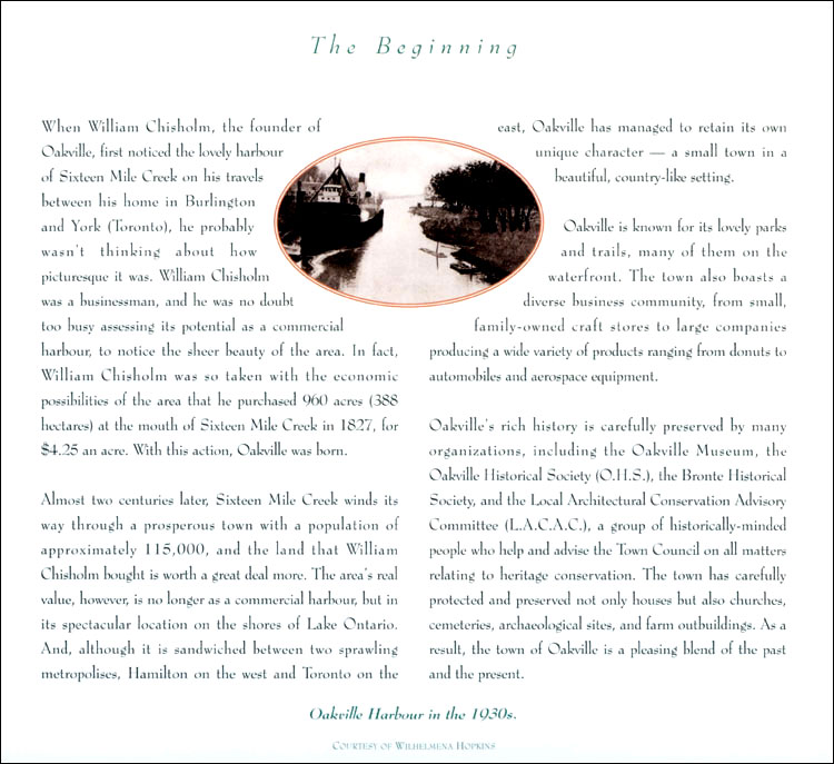 The Oakville Book page 4
