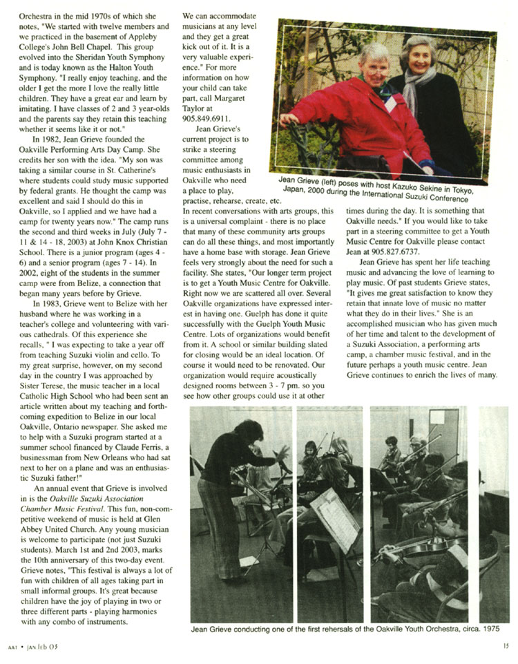 Passion for Music page two